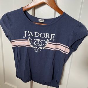 GARAGE jadore cropped tshirt